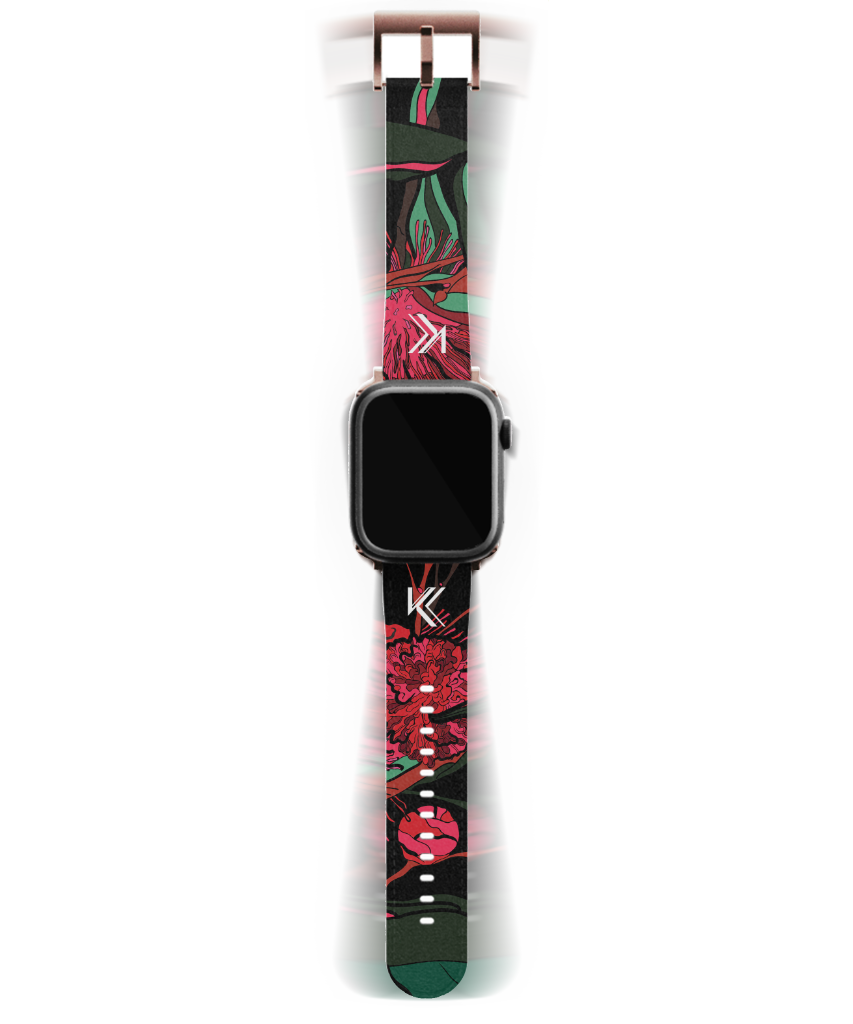Blumenrhapsodie-Uhrenarmband