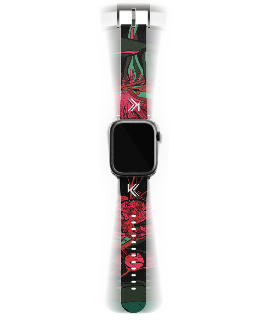 Blumenrhapsodie-Uhrenarmband