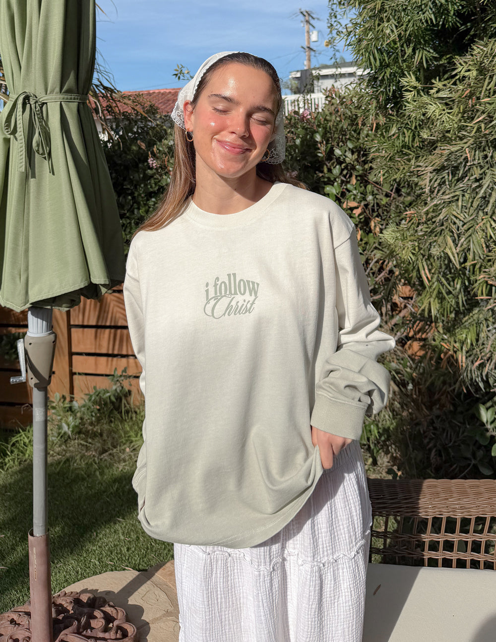 Follow Christ LS Heavyweight Tee
