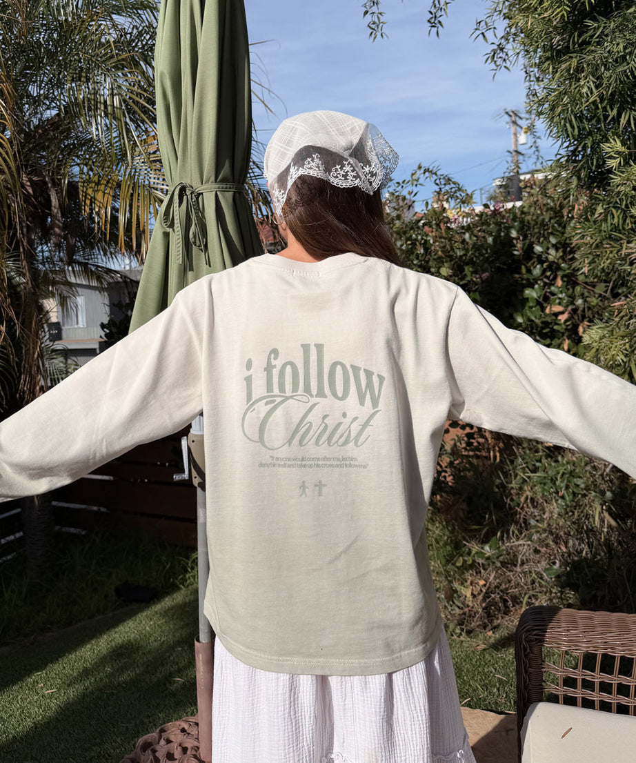 Follow Christ LS Heavyweight Tee