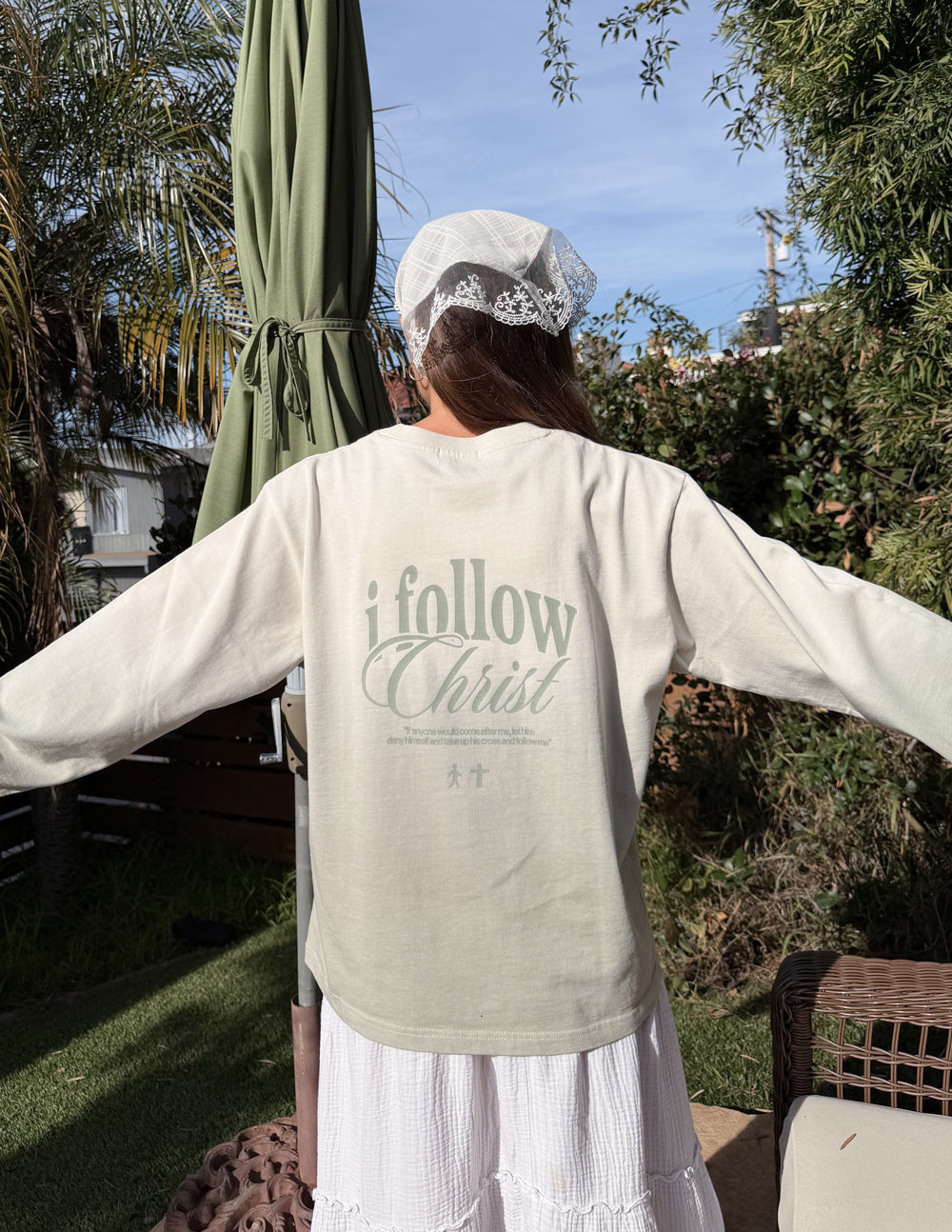 Follow Christ LS Heavyweight Tee