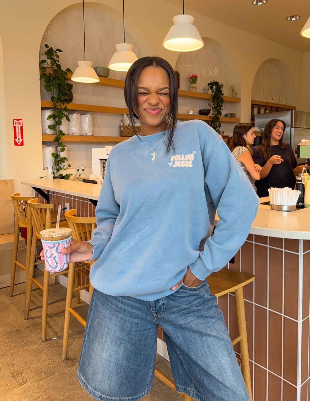 Follow Jesus Unisex Crewneck
