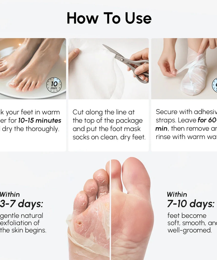 Exfoliating & Hydrating Foot Mask