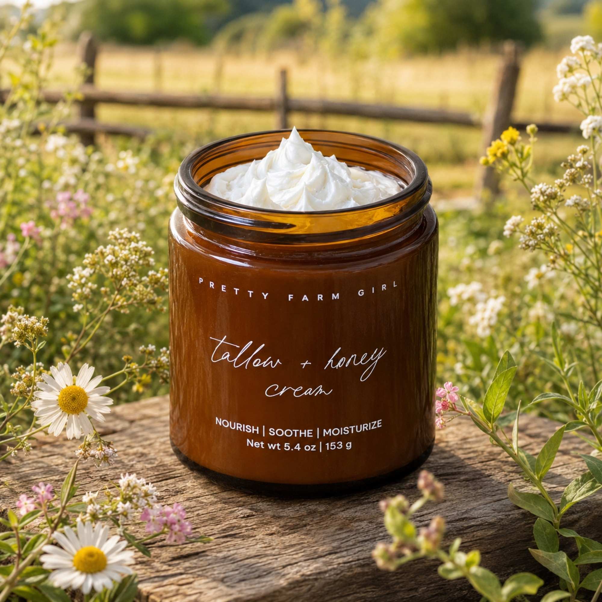 Fragrance Free Tallow + Honey Cream for Sensitive Skin