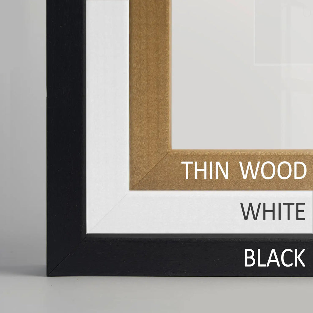 Gold & Blue Brush Strokes. Luxury 3 Piece Abstract Wall Art