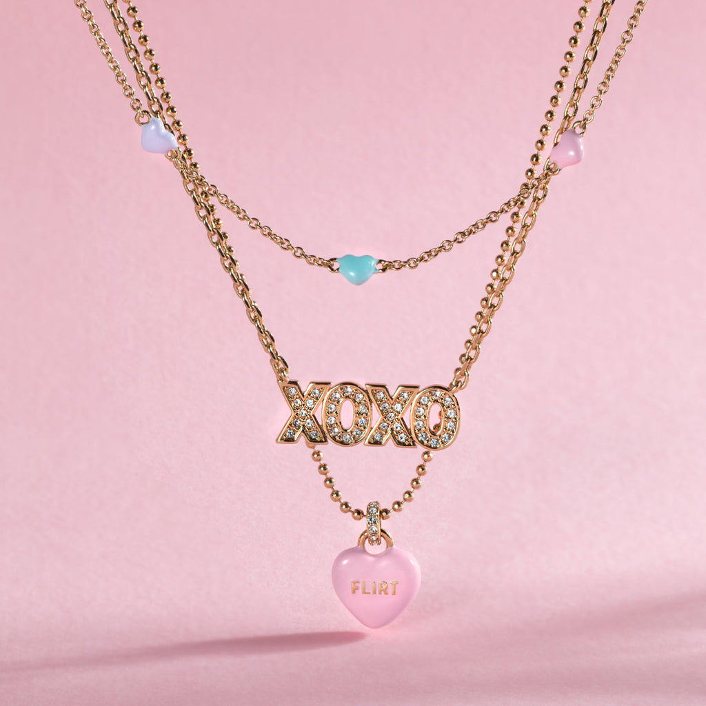 Sweethearts® Triple-Strand Charm Necklace