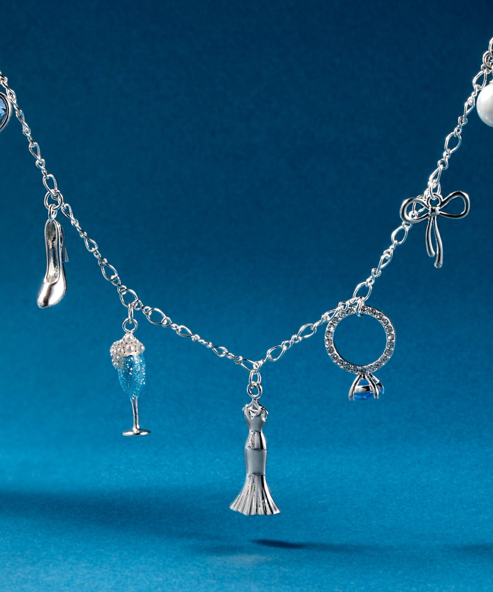 Bridal Multi-Charm Necklace
