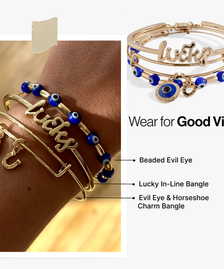 Evil Eye Bangles Set of 3