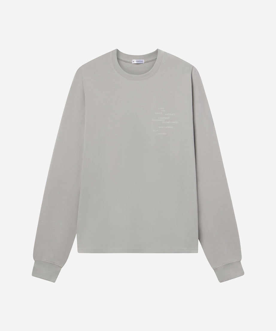 Fruit of the Spirit Grey LS Unisex Tee