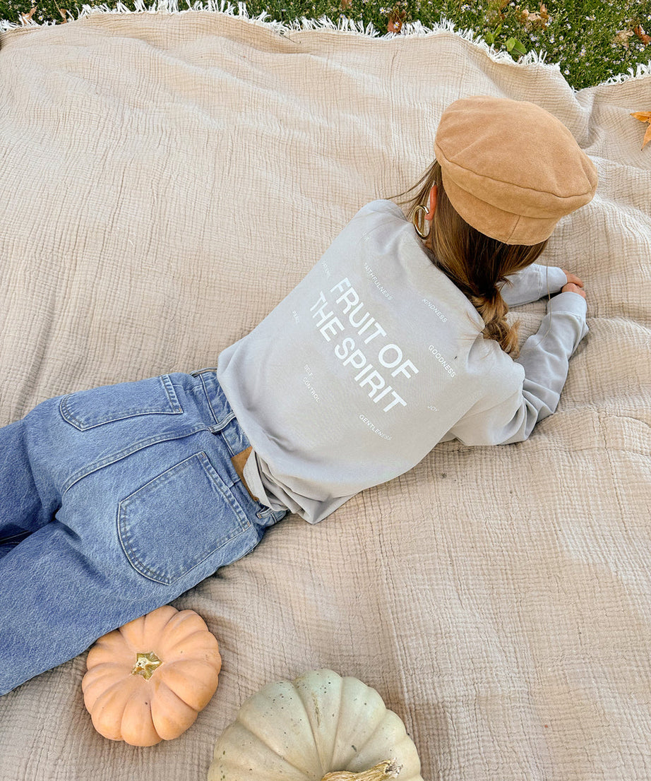 Fruit of the Spirit Grey LS Unisex Tee