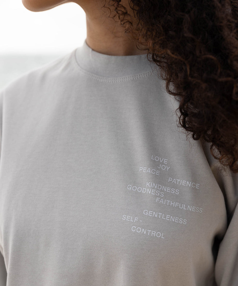 Fruit of the Spirit Grey LS Unisex Tee