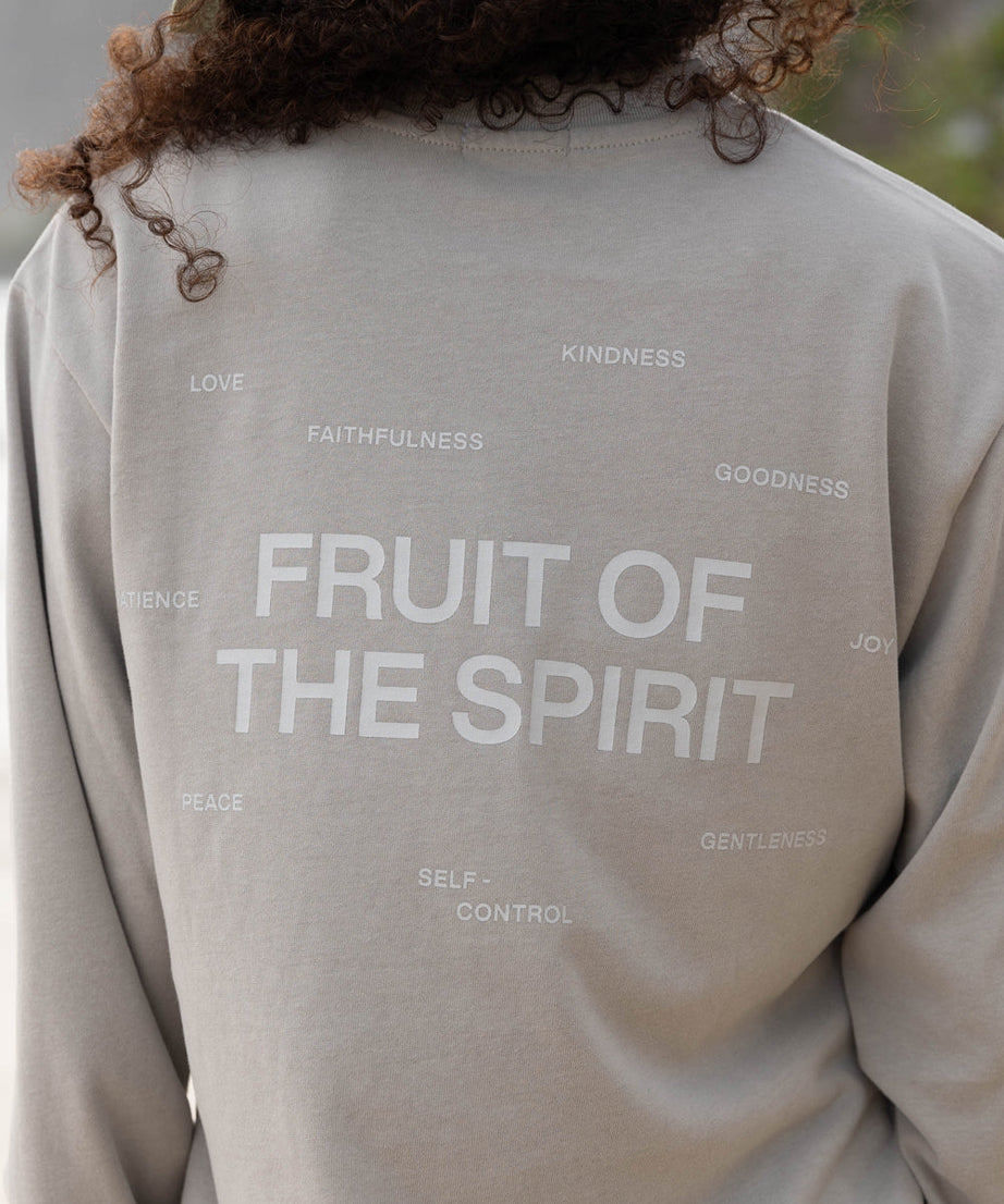 Fruit of the Spirit Grey LS Unisex Tee