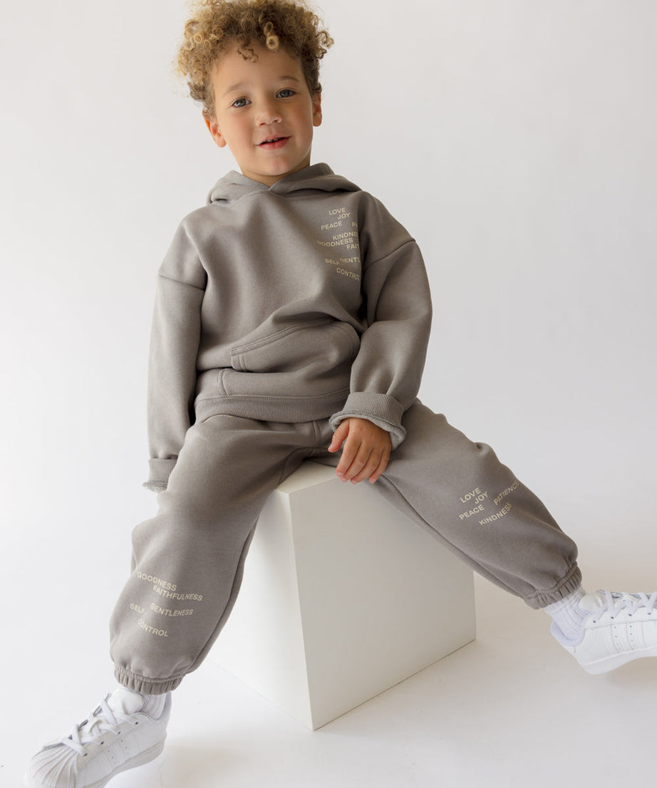 Frucht des Geistes Kinder-Kapuzenpullover
