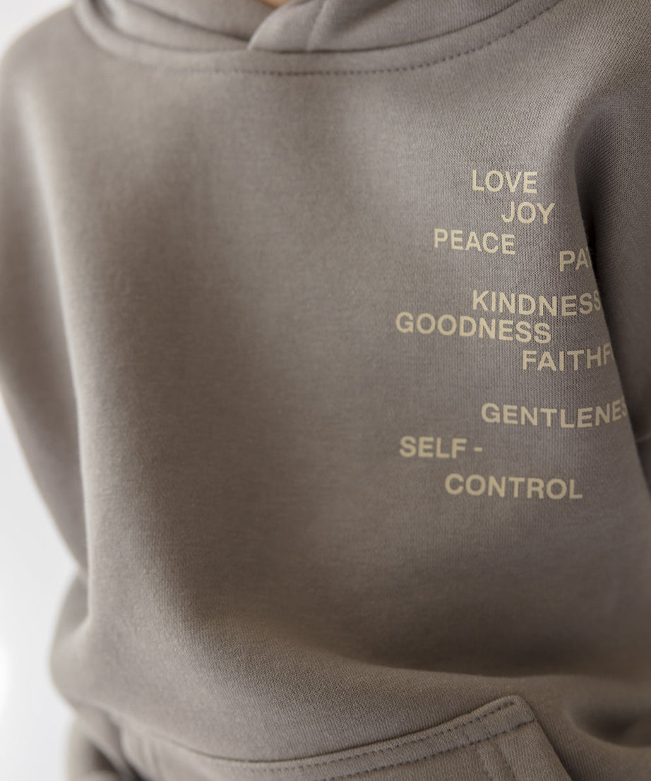 Frucht des Geistes Kinder-Kapuzenpullover
