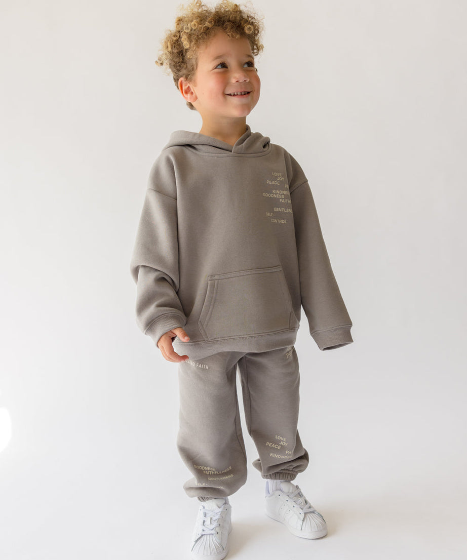 Frucht des Geistes Kinder-Kapuzenpullover