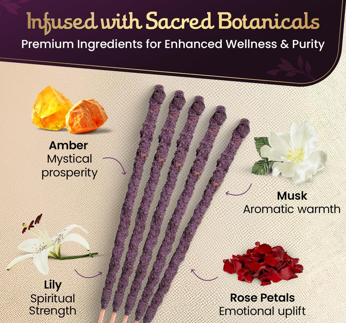 Purple Shimmer Maha Incense
