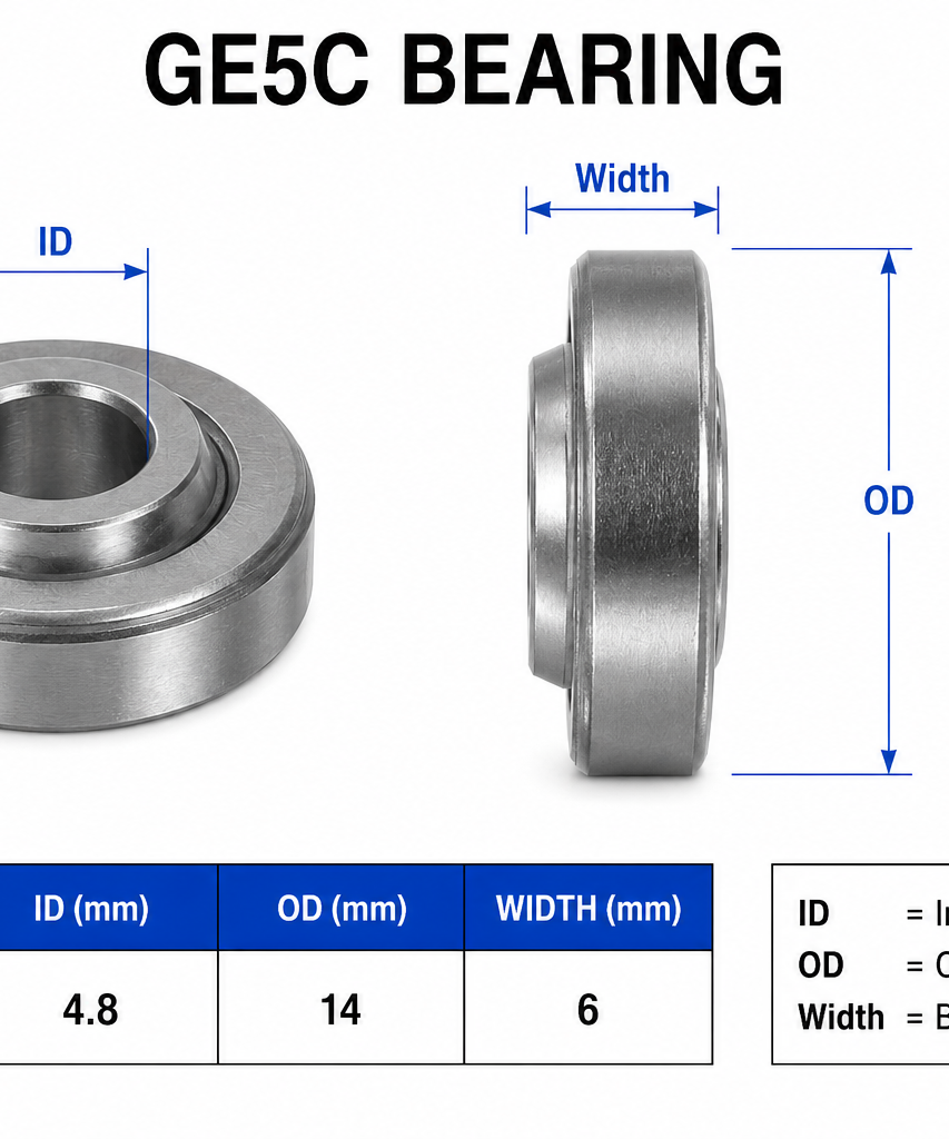 HoneyBadger Chrome Steel Bearings