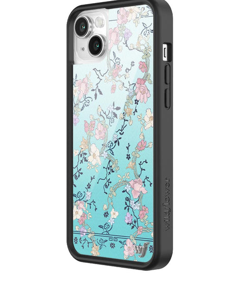 Gallery Girlie Blue iPhone Case