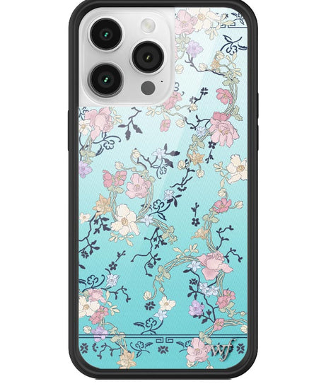 Gallery Girlie Blue iPhone Case