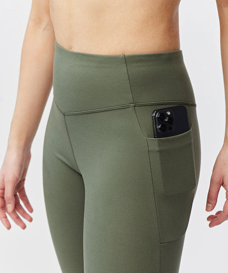 Go Again Damen Capri-Leggings, Länge 53 cm