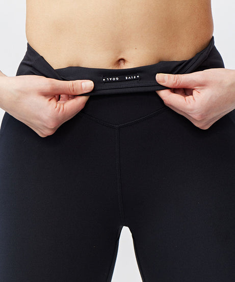 Go Again Damen Capri-Leggings, Länge 53 cm