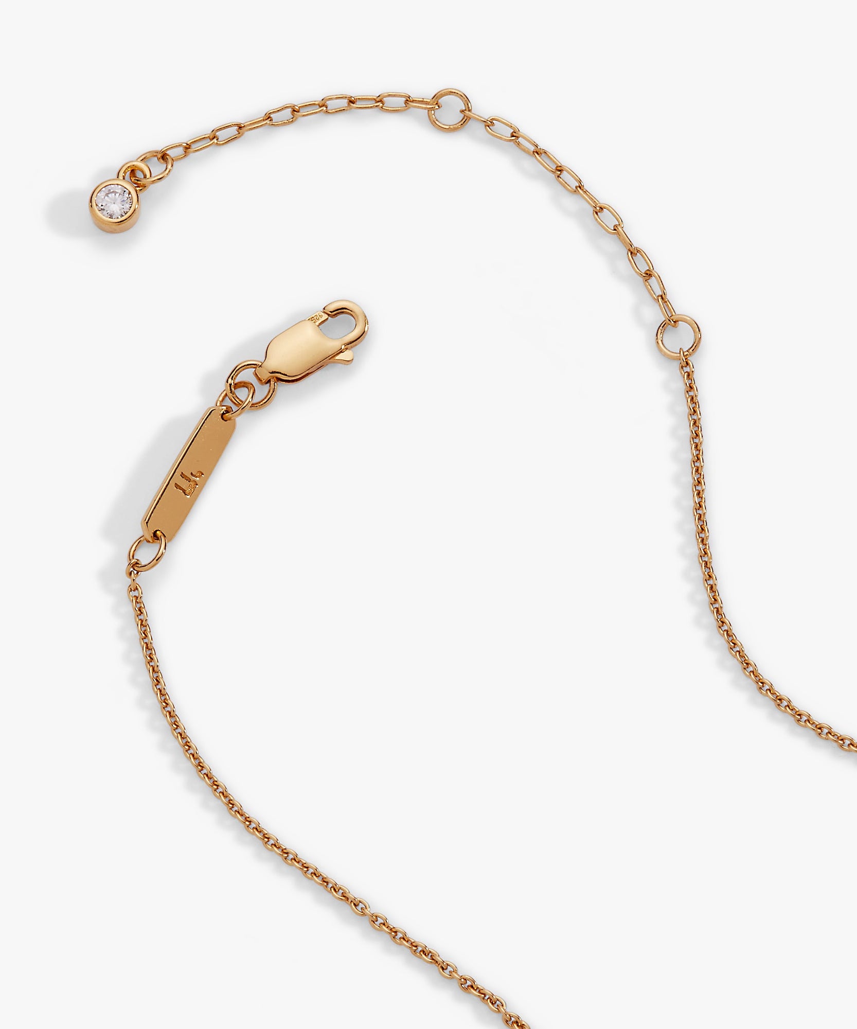 Star of David Delicate Pave Crystal Pendant Necklace