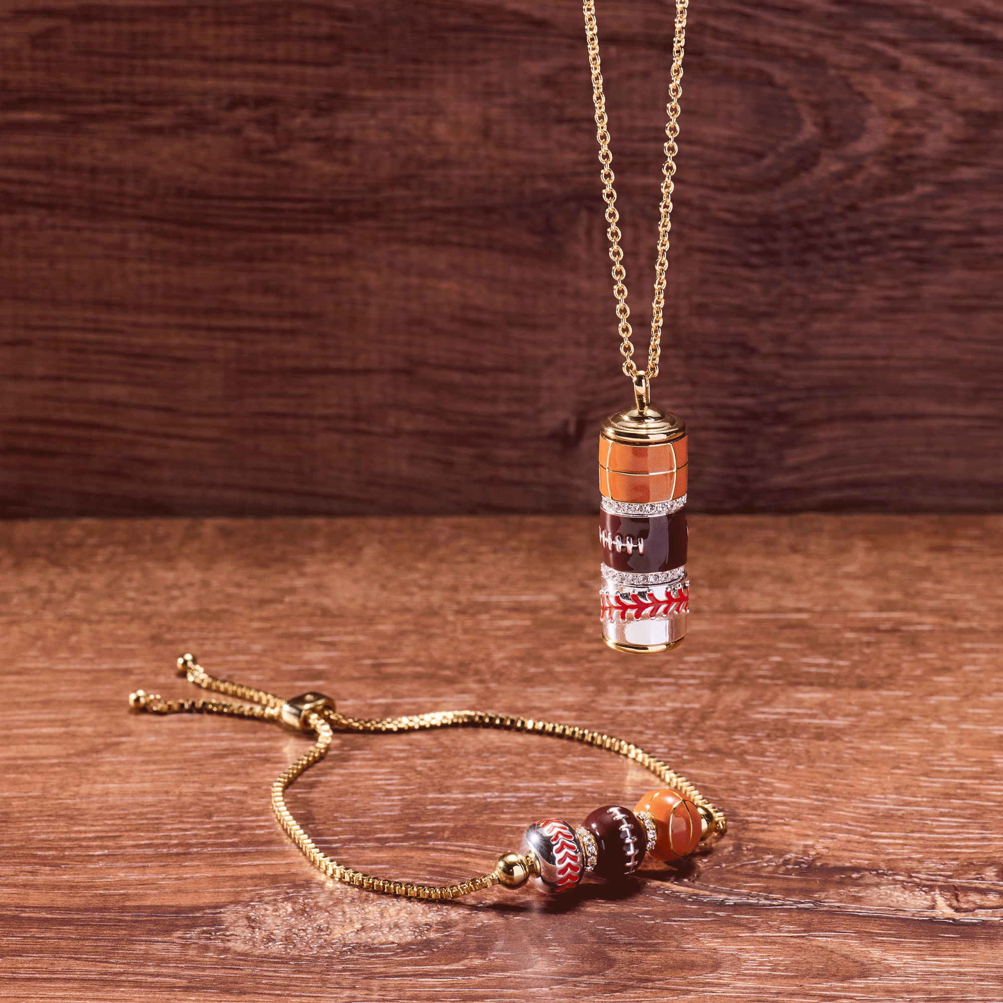 Game On Spinner Bolo Bracelet