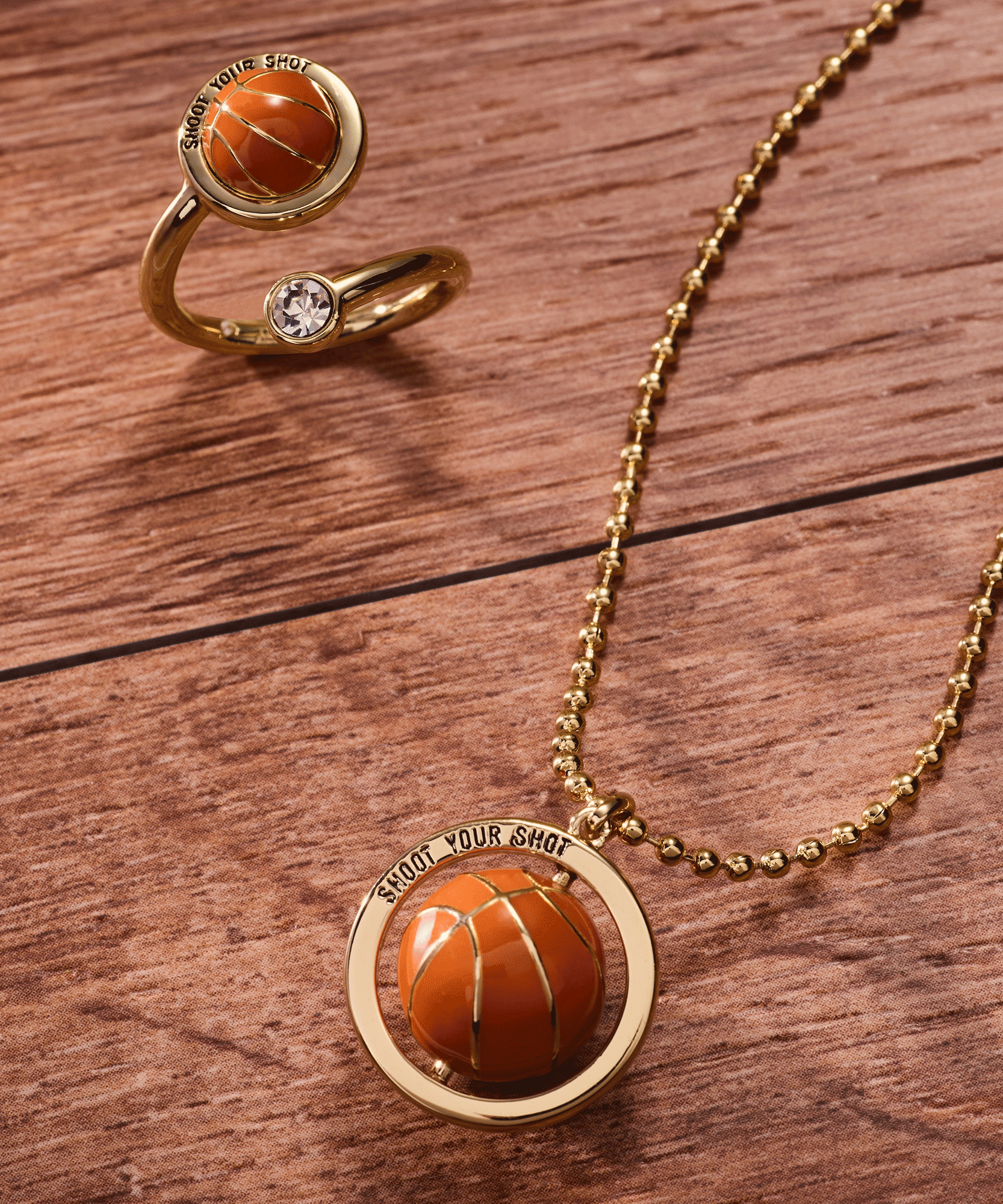 Basketball Spinner Pendant