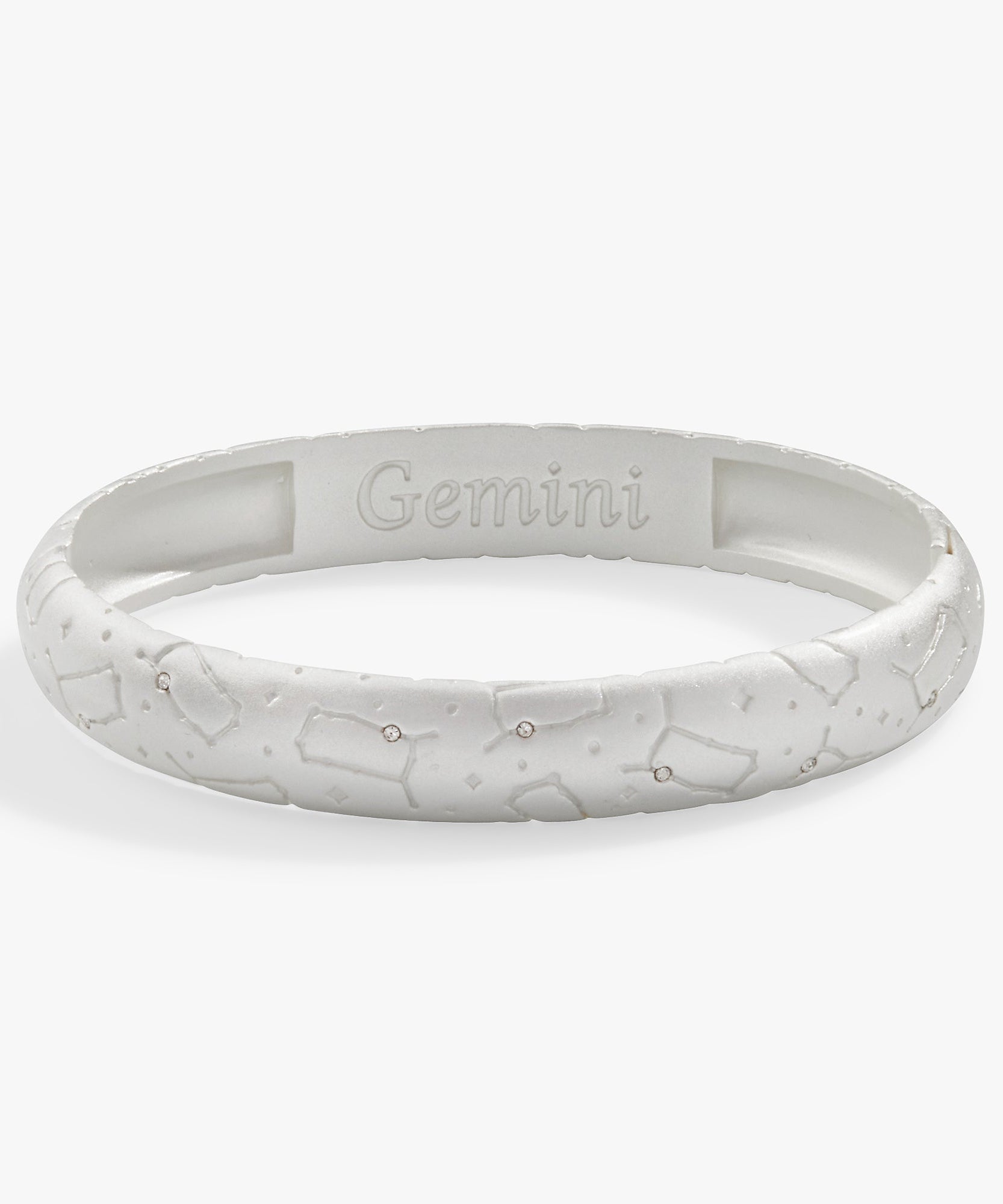 Gemini Zodiac Hinge Bangle