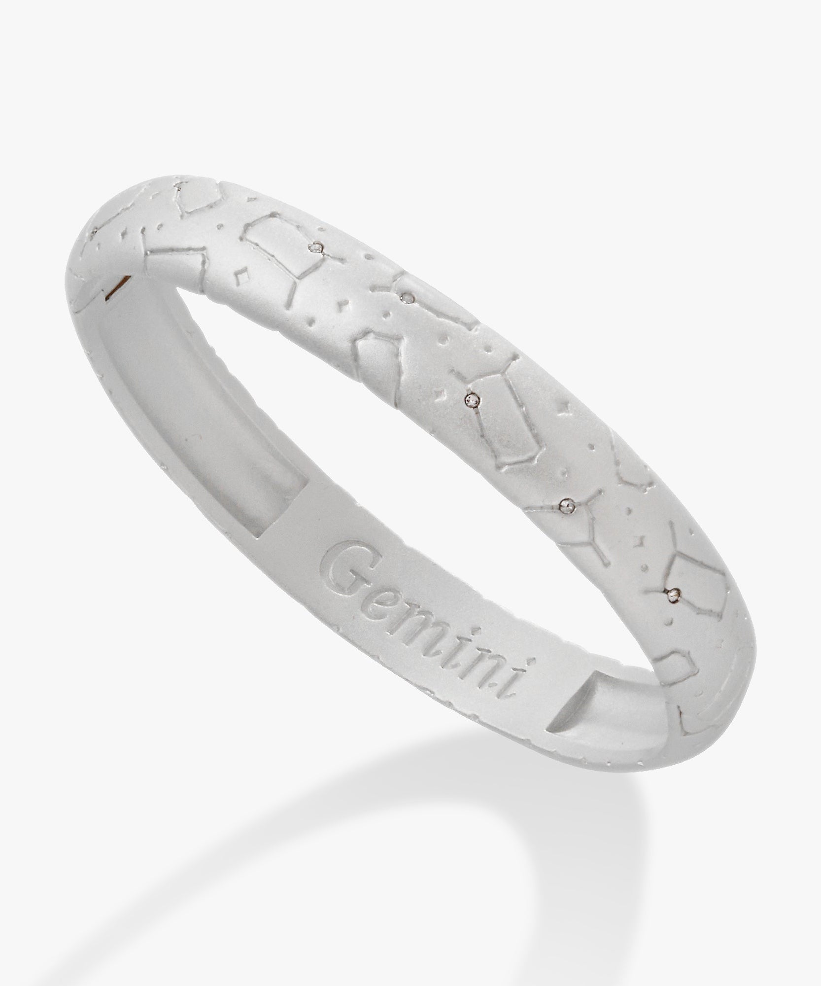 Gemini Zodiac Hinge Bangle