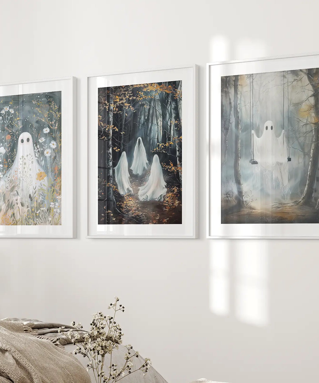 Halloween Geist Druck Trendy Gothic Wohndeko