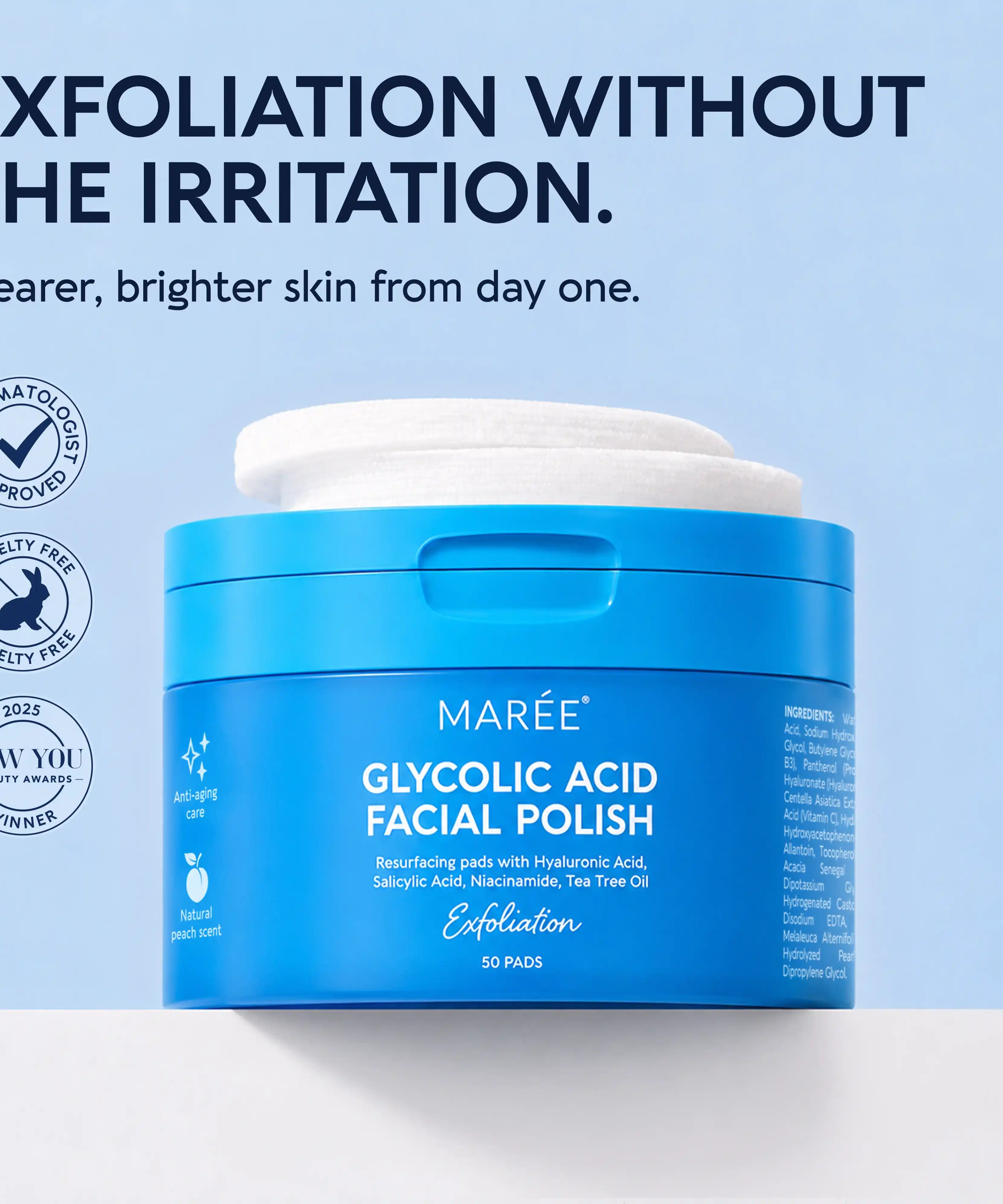Glycolic Acid Exfoliating Pads