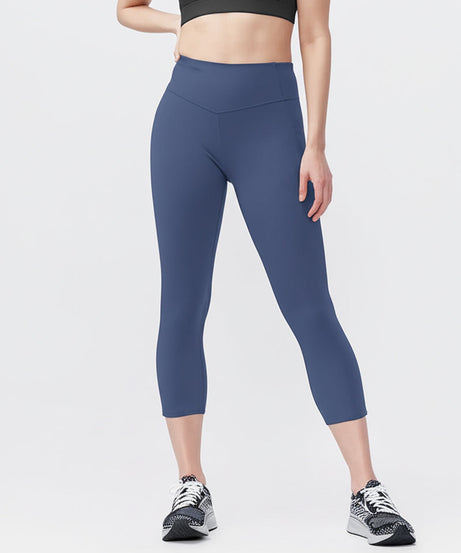 Go Again Damen Capri-Leggings, Länge 53 cm