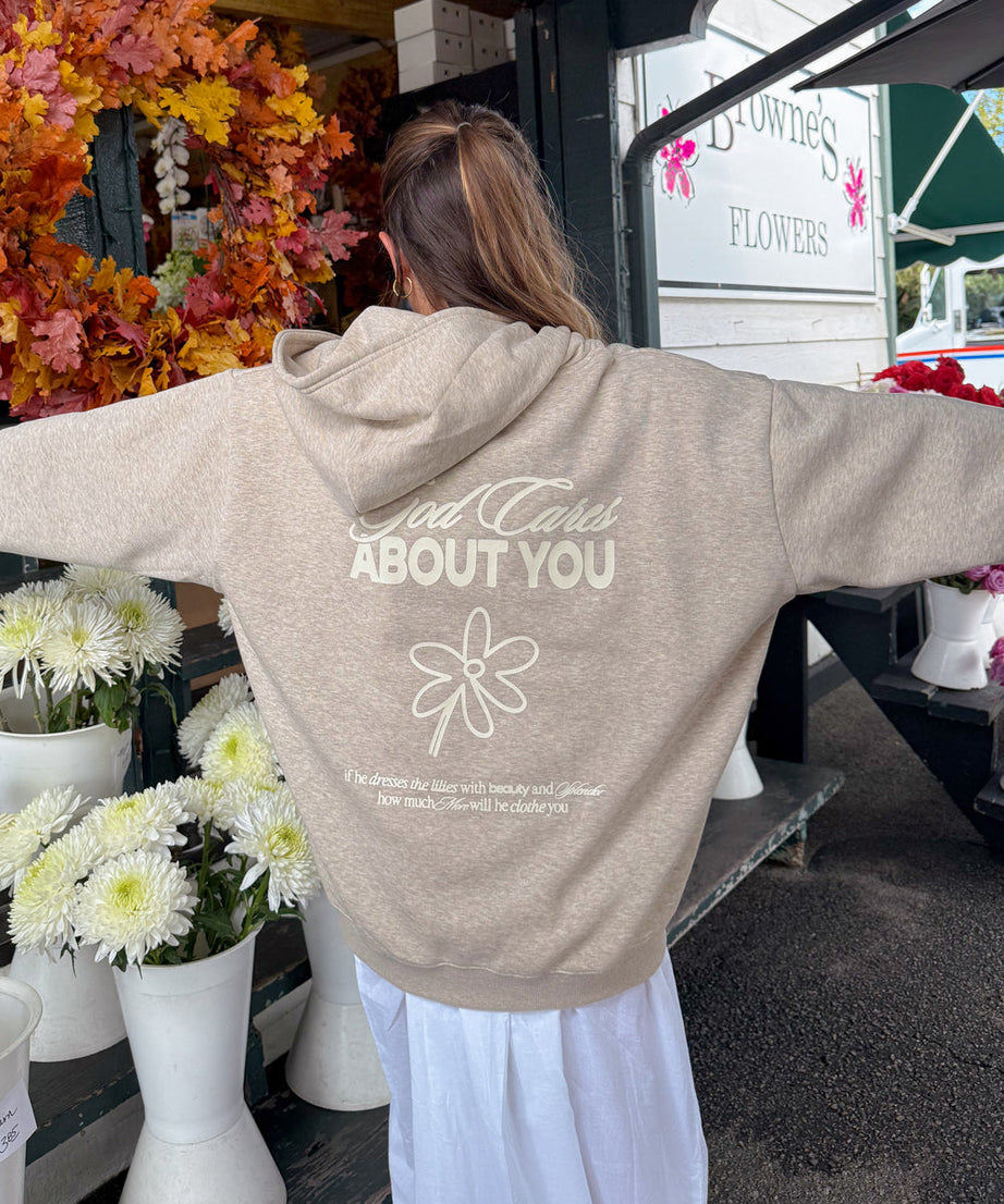 God Cares About You Unisex Hoodie