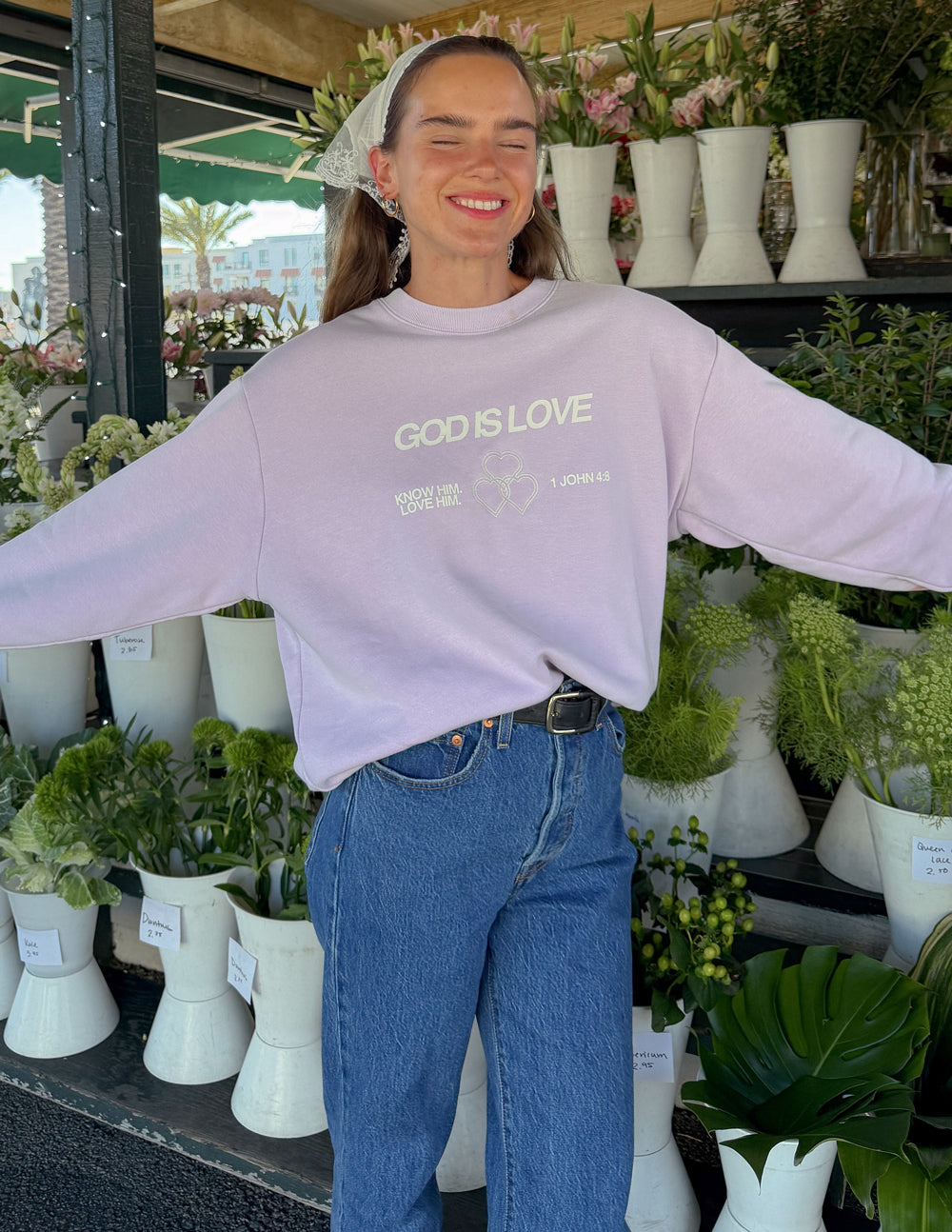God Is Love Unisex Crewneck