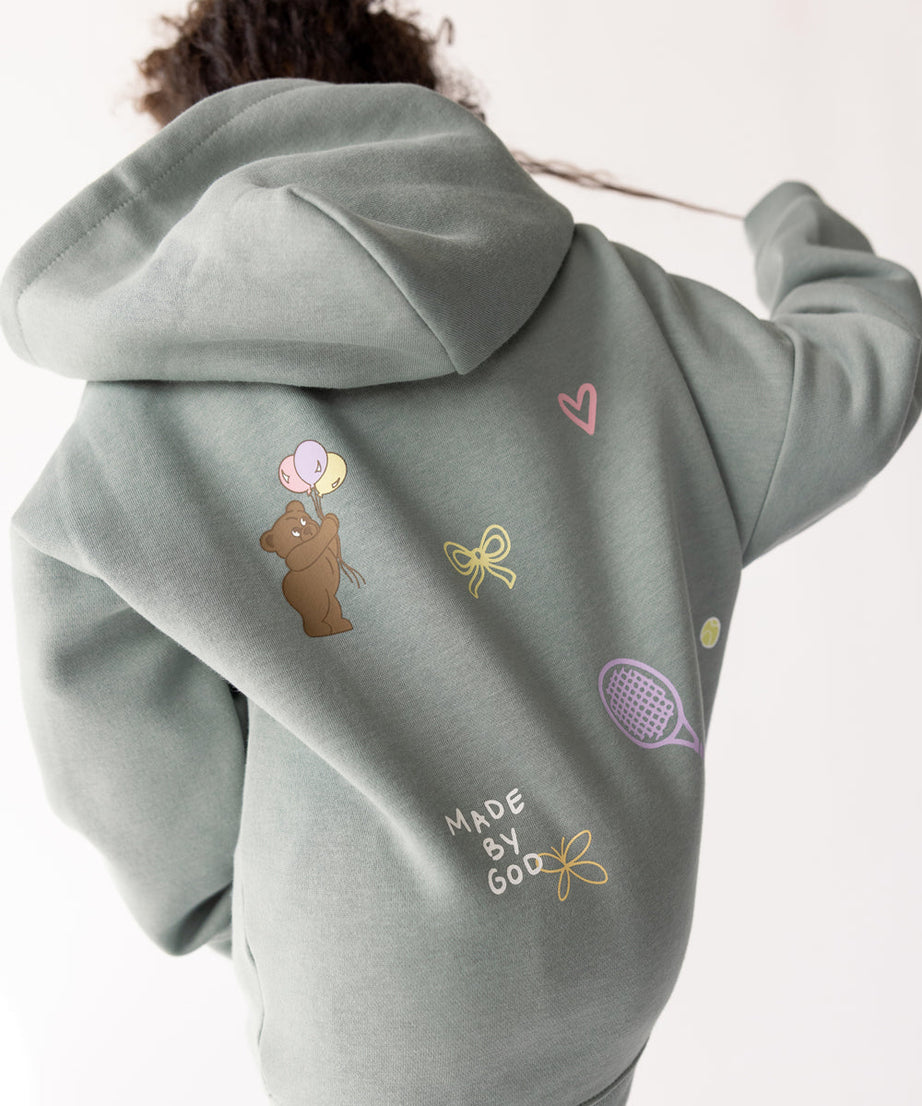 God Made Me Kinder-Kapuzenpullover
