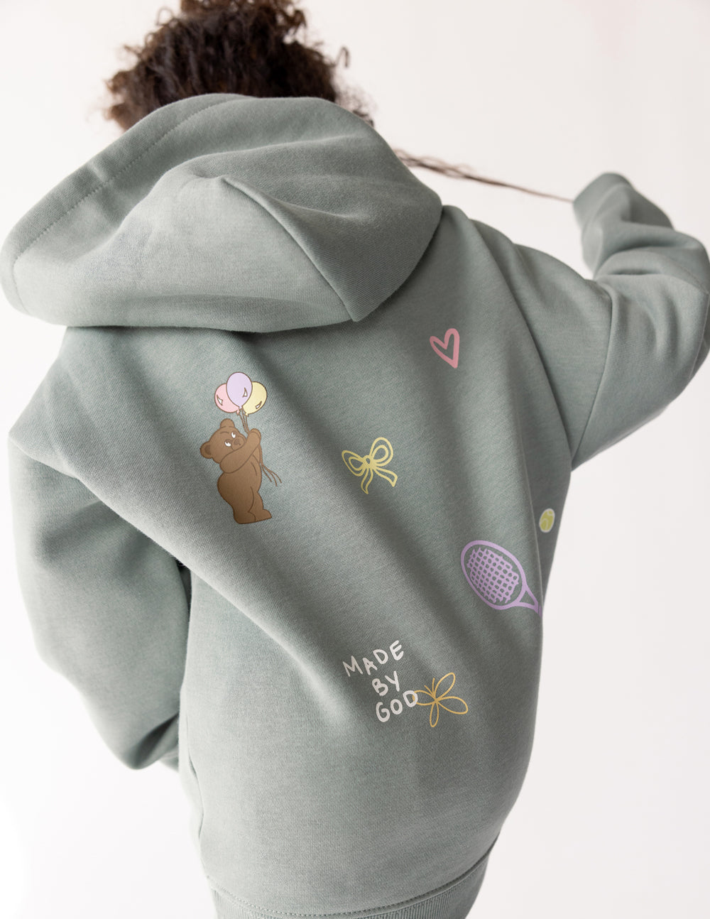 God Made Me Kids Hoodie