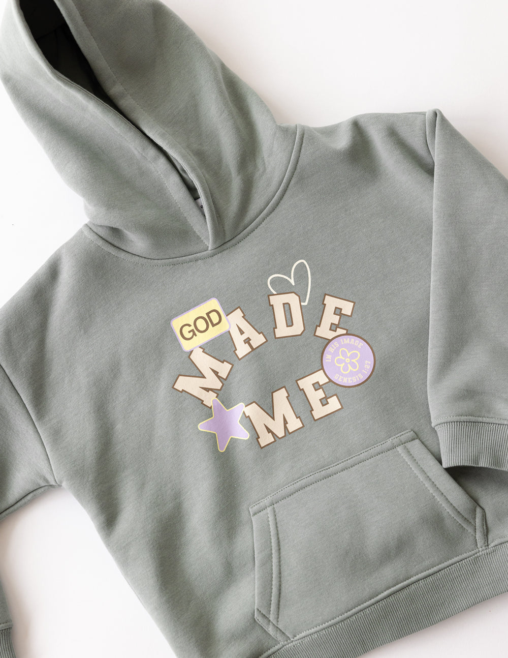 God Made Me Kids Hoodie