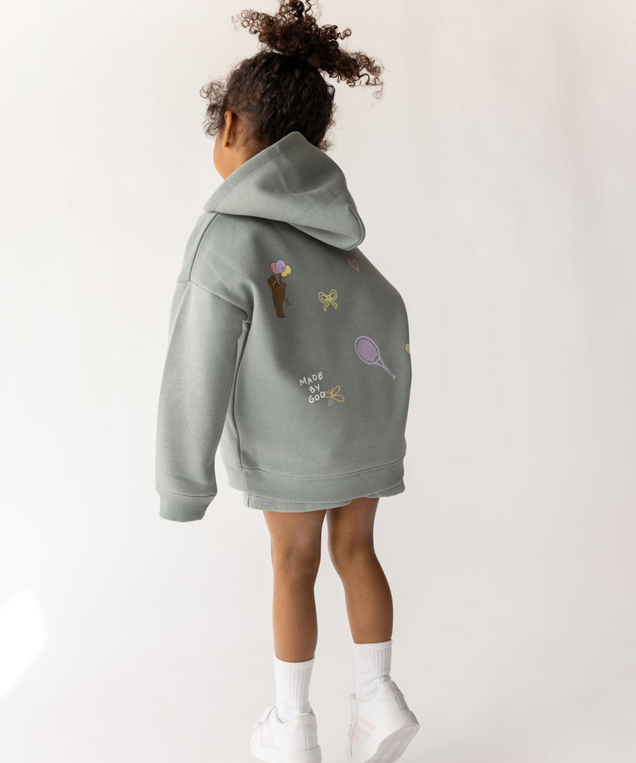 God Made Me Kinder-Kapuzenpullover