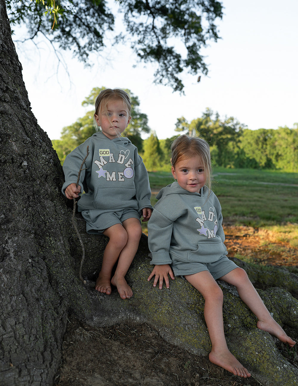 God Made Me Kids Hoodie