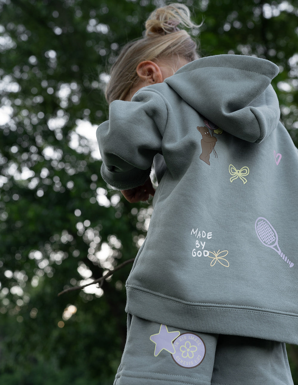 God Made Me Kids Hoodie
