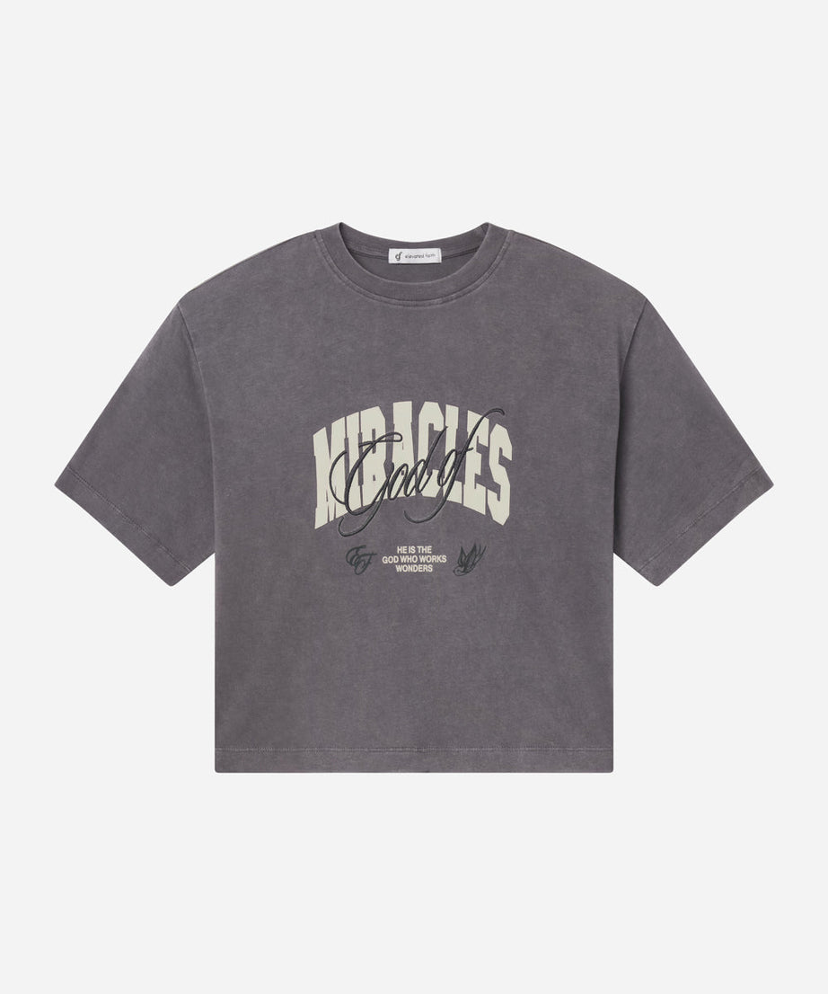 God of Miracles Cropped Women's Tee