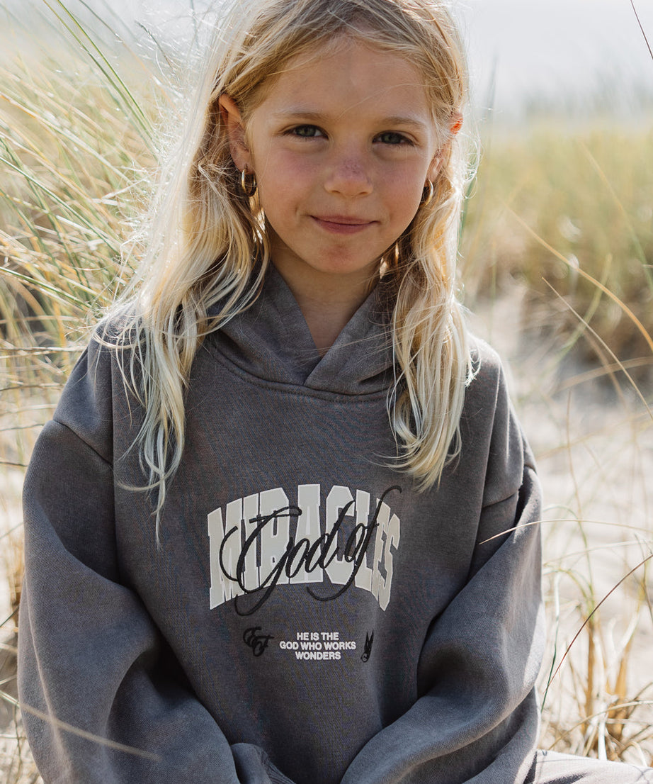 Gott der Wunder Kinder-Kapuzenpullover