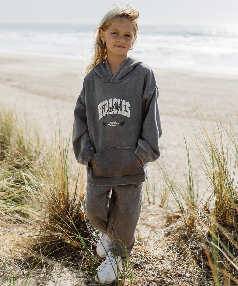 Gott der Wunder Kinder-Kapuzenpullover