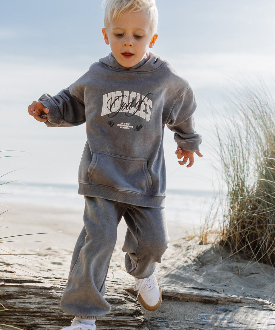 Gott der Wunder Kinder-Kapuzenpullover