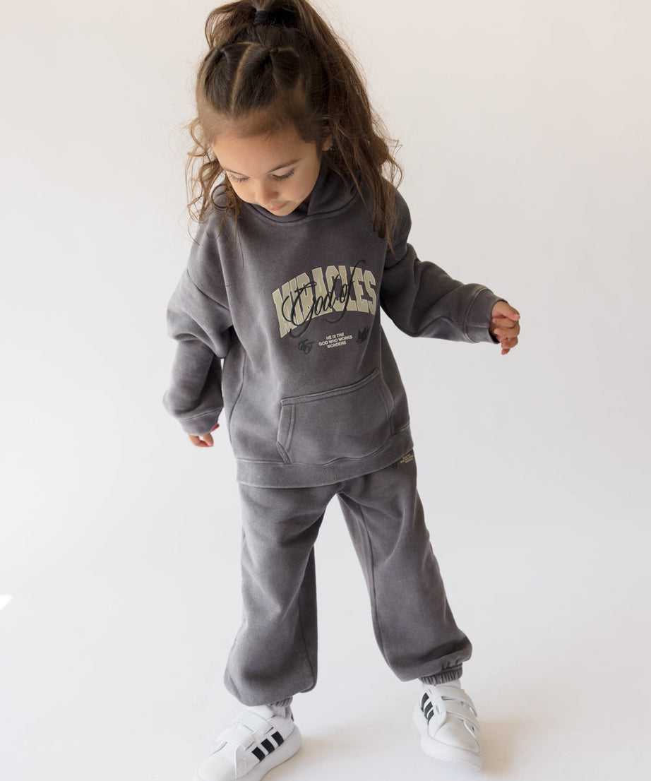 Gott der Wunder Kinder-Kapuzenpullover