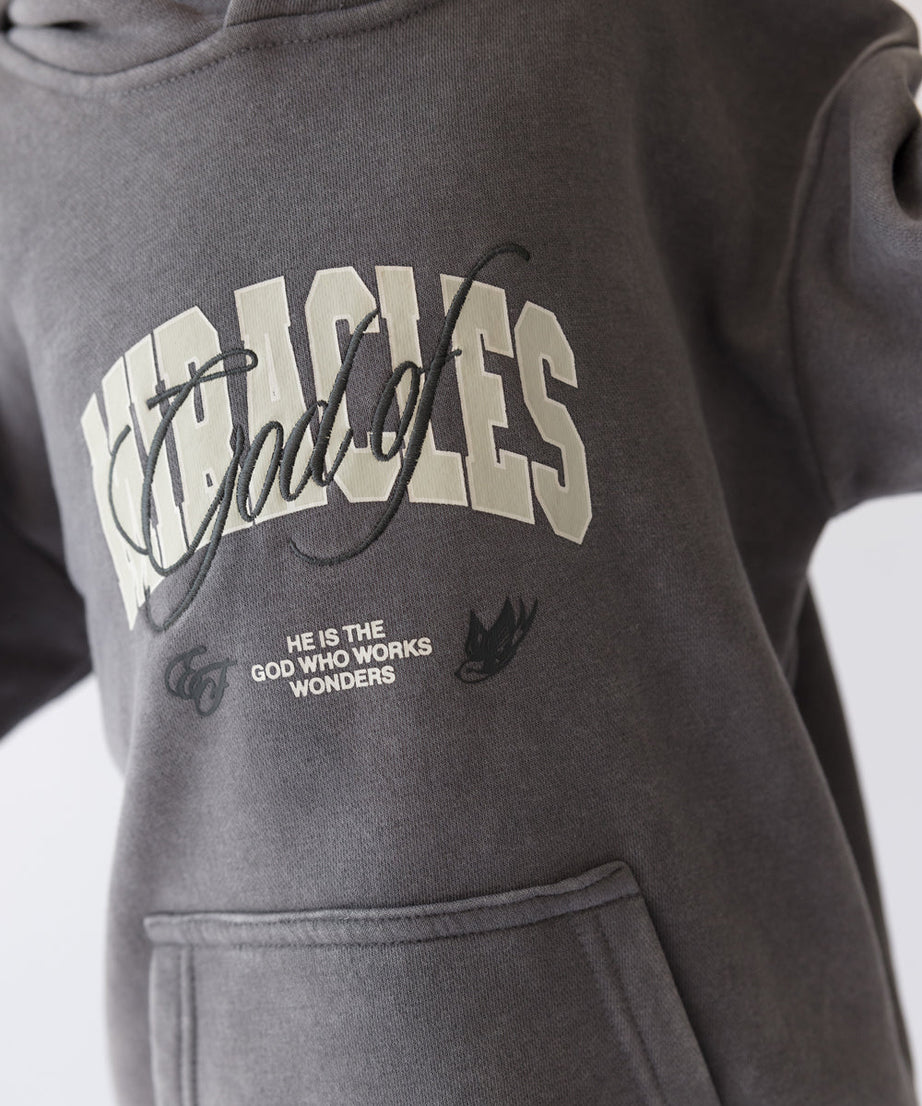 Gott der Wunder Kinder-Kapuzenpullover