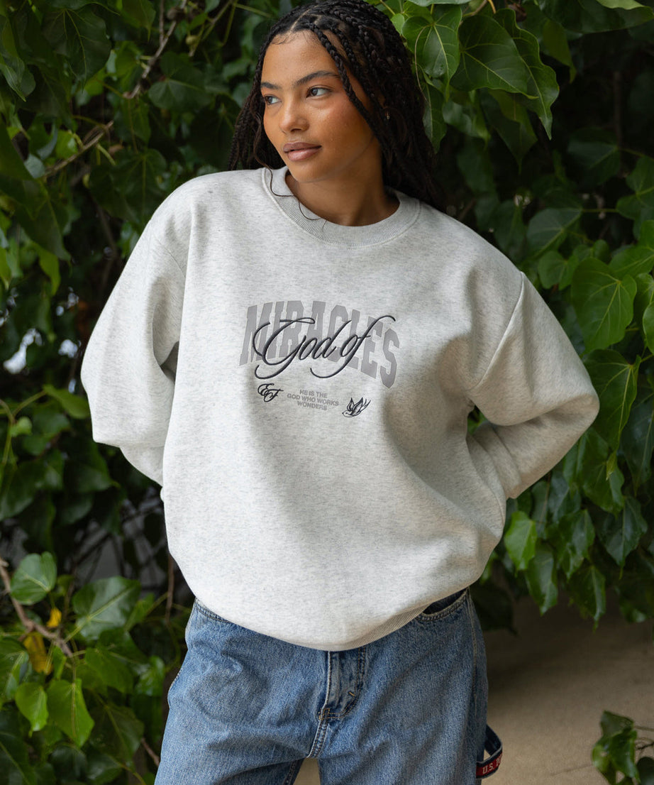 God of Miracles Unisex Crewneck