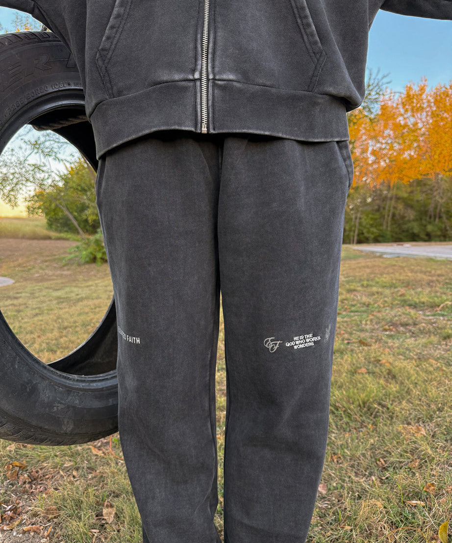 God of Miracles Wide Leg Sweatpant