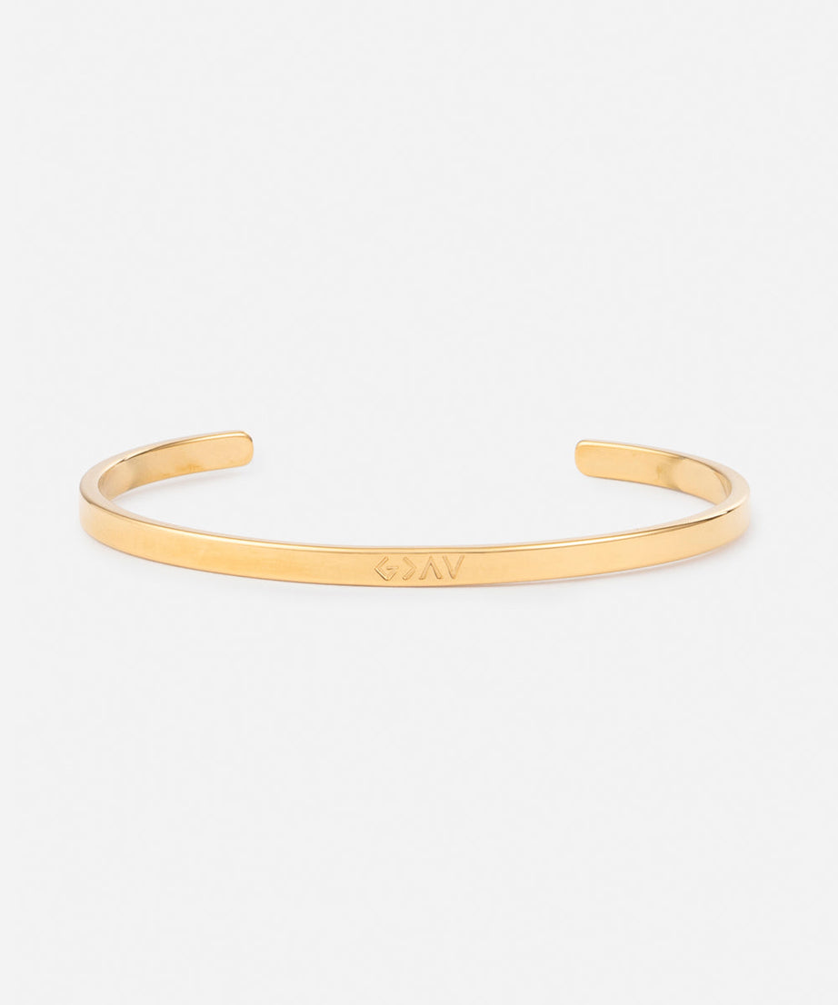 Gold Highs and Lows Cuff Bracelet